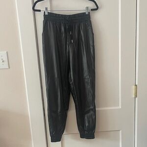 Shein | Leather Jogger Pants